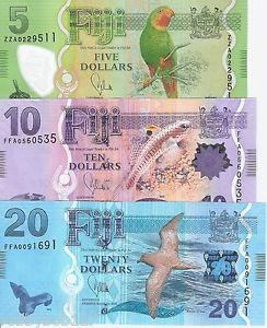 Billetes de Dólar de las Islas Fiji