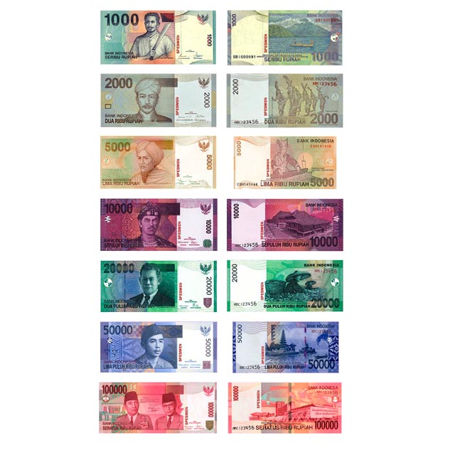 Imagen billetes rupia indonesia