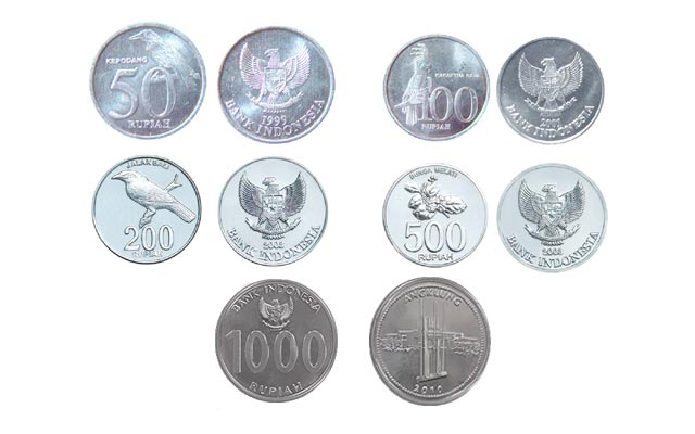 Imagen monedas rupia indonesia