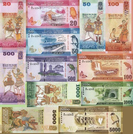 Billetes de Sri Lanka